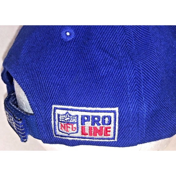 Vintage New England Patriots NFL Pro Line Logo Athletics Cap Hat Hook & Loop 90s - Picture 4 of 9